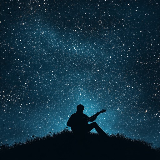 Whispering blues of night is an instrumental piece that conjures the image of a lone guitarist playing under the night sky. The haunting blues melodies are interwoven with ambient rock elements, creating an atmosphere of quiet reflection. The piece is calm yet deeply moving, resonating with feelings of solitude and wonder.