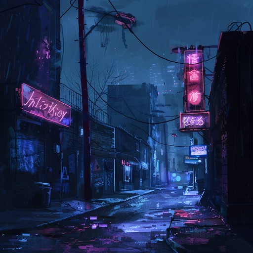 Evoking the rhythm and energy of a neon lit city, this instrumental piece features dynamic beats and atmospheric synths to transport listeners to the heart of urban nightlife. With a focus on movement and rhythmic complexity, the track mirrors the vibrancy and mystery of city streets after dark.