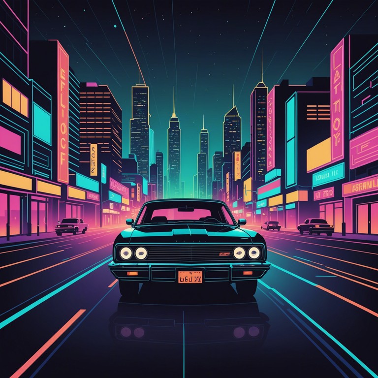 This track captures the essence of a relaxed drive through a city bathed in neon lights, reflecting off the wet asphalt as the sun sets. A smooth blend of electronic beats and melodic synths provides a backdrop for contemplation or a gentle night drive.