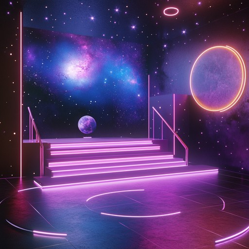 An enchanting dance pop track that seamlessly blends hypnotic rhythms with celestial melodies, designed to make you feel as if you're dancing among the stars. The song's ethereal quality and lush soundscapes create a magical experience, perfect for those dreamy nighttime moments under neon lights.