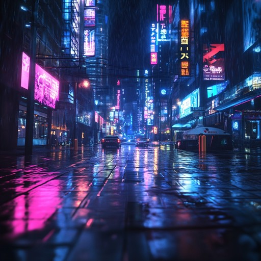 This instrumental piece blends atmospheric synth layers with soft melodies to immerse listeners in a serene journey through neon lit cityscapes, fostering introspection and wistful nostalgia.