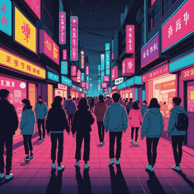 This instrumental track embodies the spirit of modern seoul with its dynamic beats and mesmerizing melodies, characterized by a youthful energy perfect for dance and celebration. The music captures the essence of k pop with a distinctive and vibrant synth driven sound that transports listeners straight to the buzzing streets of seoul during its lively festival season.