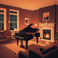 ethereal piano composition for intimate evenings