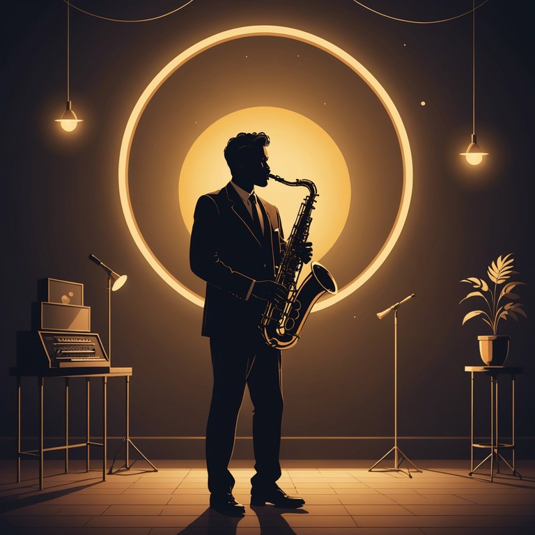 Transport yourself to the back corner of a vintage jazz club where dim lights barely touch the brooding figures within, and a saxophonist plays soul stirring melodies that speak to the darker side of love and desire.