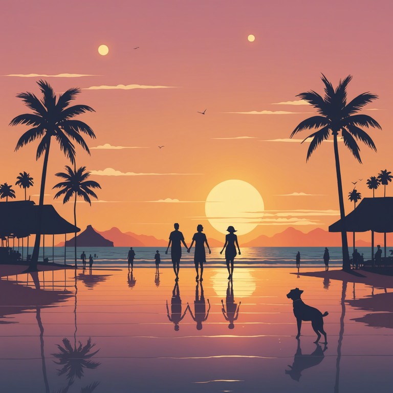 This track combines the light heartedness of dancepop with a mellow and relaxed atmosphere, perfect for summer beach days or gentle evening hangs. The music floats along with a smooth, soft beat interspersed with playful synths to maintain an uplifting vibe throughout the track.