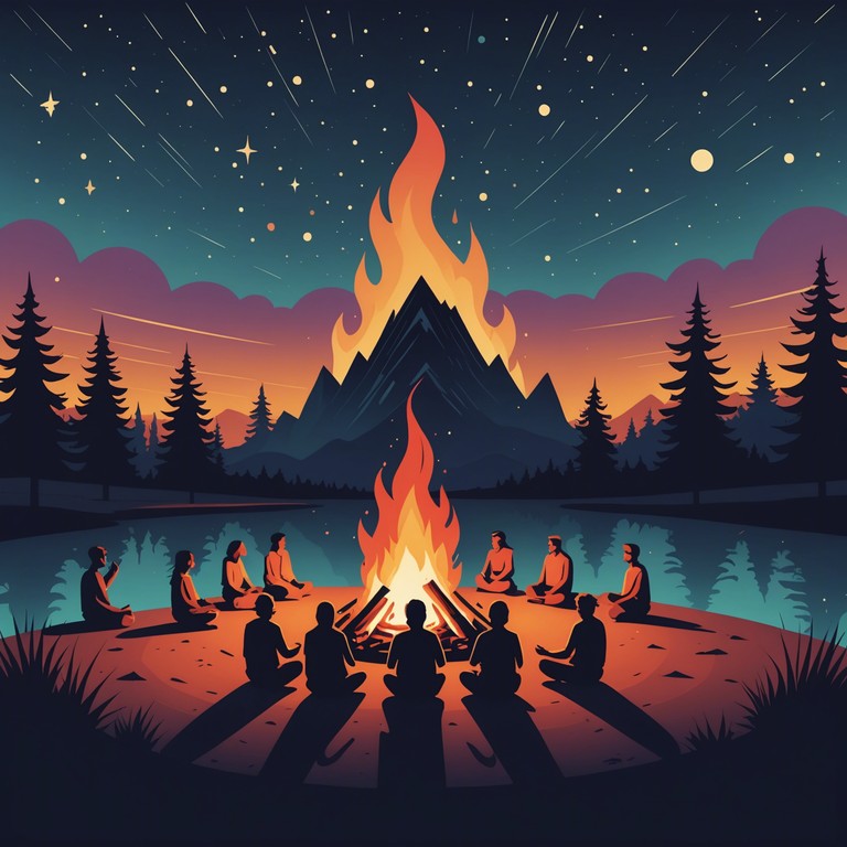 This track blends powerful tribal drums with nostalgic, ethereal melodies to create a soundscape that transports listeners back to the mystic past of ancient civilizations. The drum's resonant beats evoke the spirit of communal gatherings around the fire, while the harmonic undertones provide a reflective, soul stirring atmosphere.