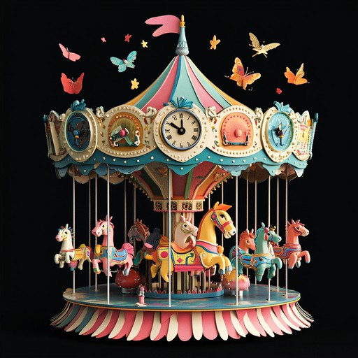 Experience a delightful instrumental journey through a whimsical world of clockwork wonders. The melody captures the charm of wind up toys dancing in a magical landscape, blending cheerful tunes with mechanical rhythms to create a lighthearted and enchanting ambiance.