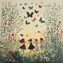 orchestral piece capturing vibrant, joyful summer garden scenes.