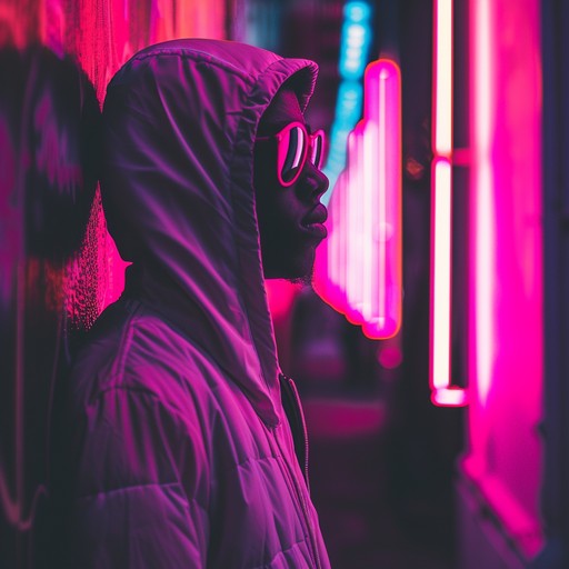 A track that captures the stifling heat of a crowded city at night, with pulsating rhythms and sweeping synths that mimic the relentless buzz of neon lights and the rhythmic pulse of urban life