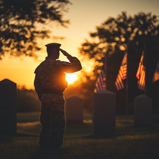 This composition combines soft strings with understated percussion, creating a respectful and heartfelt tribute to military service. The gentle melodies evoke feelings of gratitude and reflection, maintaining a sincere and soothing tone throughout.