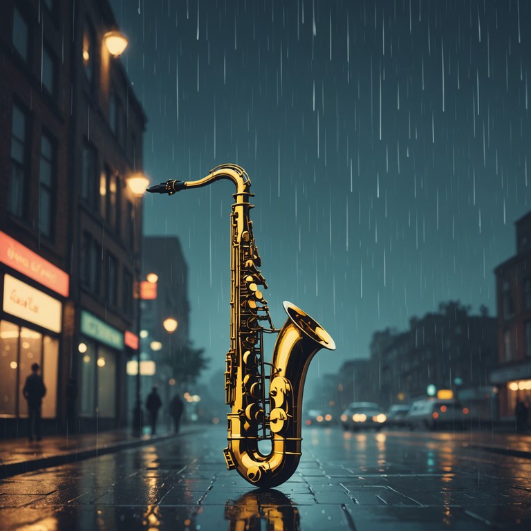 An emotional saga told through the notes of a saxophone, where gentle beginnings lead into a powerful, instrumental outcry that explores the bounds of jazz infused with soul elements, encapsulating the essence of a brewing storm within.