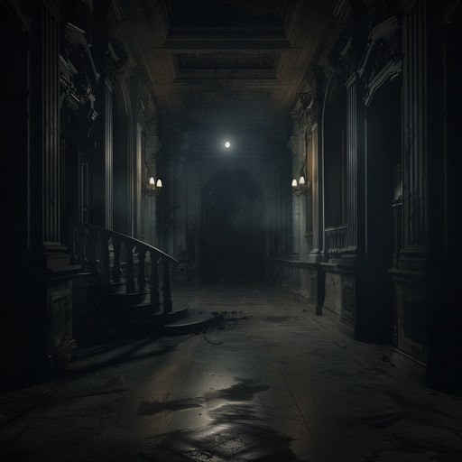 In this immersive track, chilling whispers intertwine with a slowly building orchestral performance, culminating in a haunting climax that seems to echo through abandoned halls. Shadows of sound creep in as strings and winds echo faint, forgotten cries, weaving a tapestry of suspense and mystery in the listener’s mind.