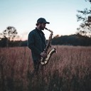 saxophone echoes through serene landscapes