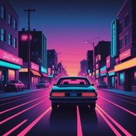 transport to a retrowave funk universe