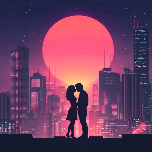 A soothing and sentimental synthwave track, combining gentle synth leads and lush harmonies, creating an atmosphere of warm memories and serene night skies.