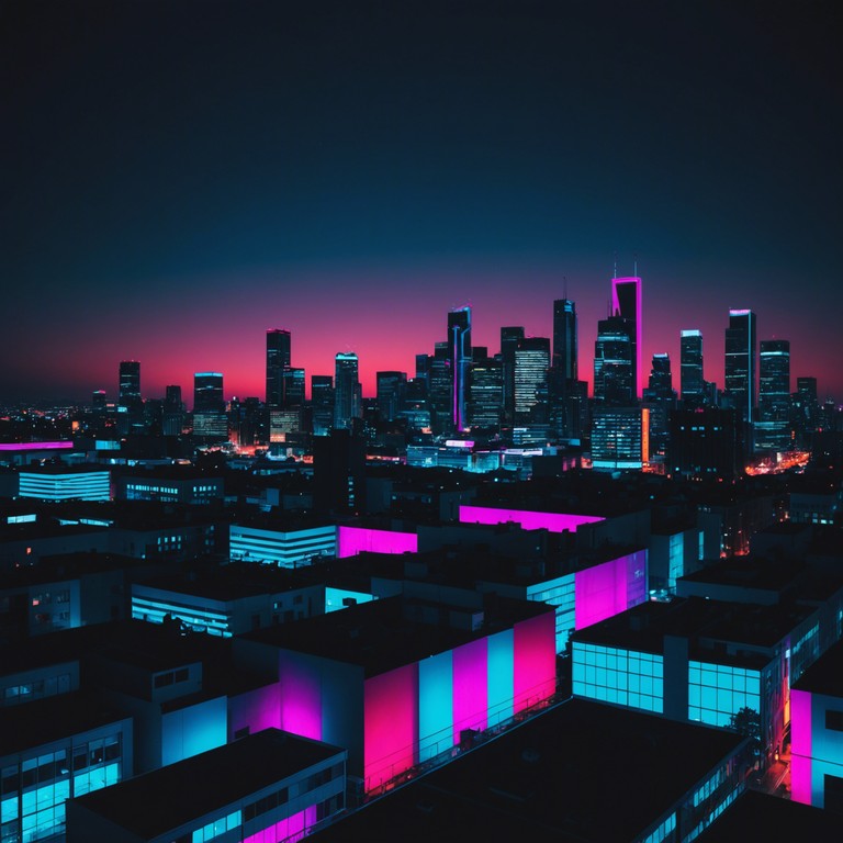 Imagine a soundtrack that blends sultry, seductive melodies with the atmospheric tension of a futuristic cyberpunk city. This track features a smoky saxophone playing over electronic beats, highlighting the contrast between human emotion and mechanical precision. The mood is thick with intrigue and urban mystery, suitable for a night drive through neon lit streets or a contemplative scene in a high tech noir film.