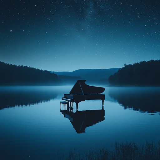 An intimate piano piece that gently flows like the soft whispers of lovers under the moonlight, capturing the essence of a serene nocturnal romance.