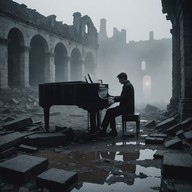 haunting melodies fill the haunted air