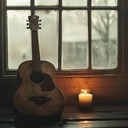 soulful guitar reflecting midnight's haunting, emotional echoes