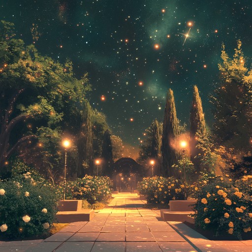 This track transports listeners to a dreamlike celestial garden, where soft whispers of the wind intertwine with the shimmering glow of starlit skies. Gentle melodies and ambient textures create an otherworldly atmosphere, perfect for moments of pure relaxation and introspection.