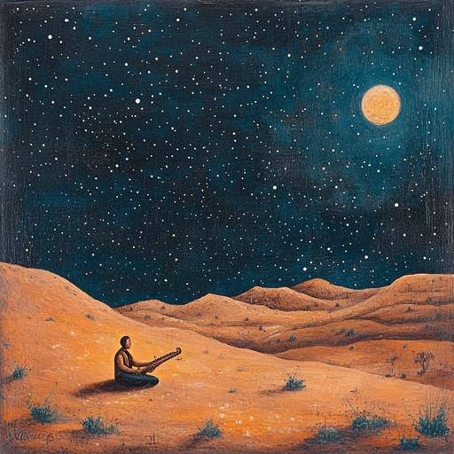 This track invites the listener into a meditative state, where the gentle strumming of the sitar echoes the undulating dunes shaped by the winds, crafting a landscape of peace and introspection within the listener's mind.