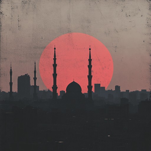 Combining traditional middle eastern rhythms with contemporary electronic beats, this piece offers a mystical journey through the bustling streets of cairo as the sun sets, blending the ancient with the ultra modern in a sonic exploration.