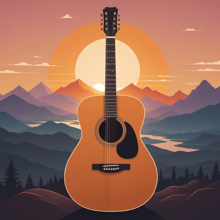 A serene acoustic guitar composition that echoes the pain of being away from loved ones, crafted to transport the listener to a quiet, reflective space under starlit country skies.