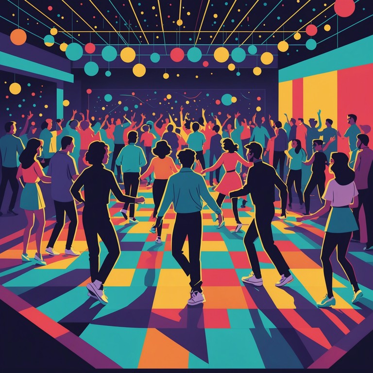 This track features a blend of pulsating rhythms and rich synthesizers to evoke the lively spirit of a bustling nightclub. Its high energy beats are designed to fill the dance floor, making it a perfect companion for night time revelers seeking groovy vibes.