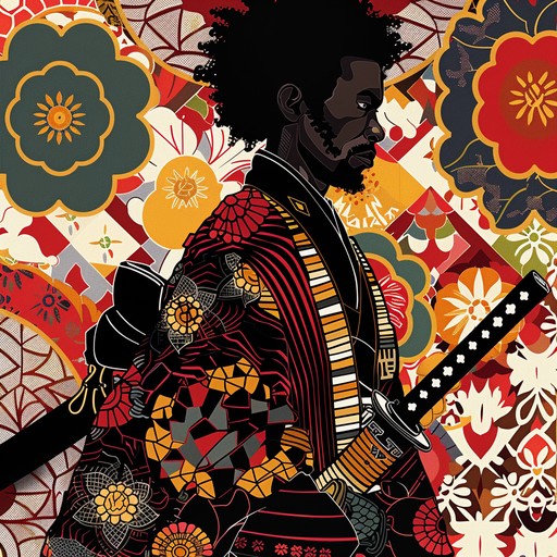 Dive into an electrifying fusion that bridges the vibrant rhythms of afrobeat with the mystique of samurai inspired melodies. Percussive beats and traditional japanese flute interlace, creating a journey through time and culture