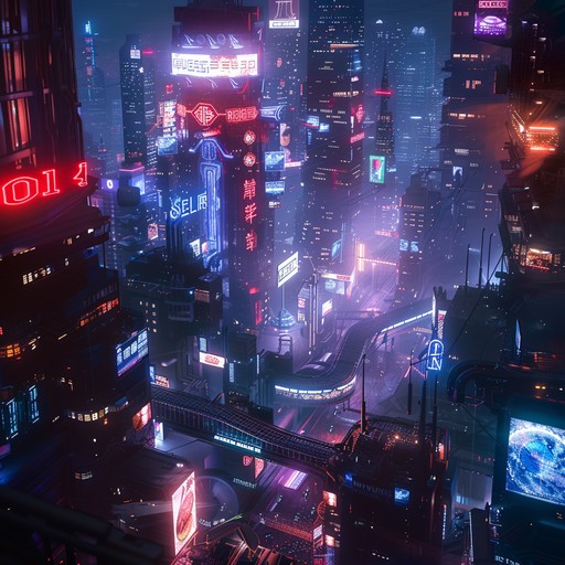 Experience a vibrant cyberpunk soundscape where hopeful melodies and digital rhythms paint an optimistic future. Neon synths and heartwarming harmonies guide you through a glowing metropolis, offering a vision of harmonious unity.