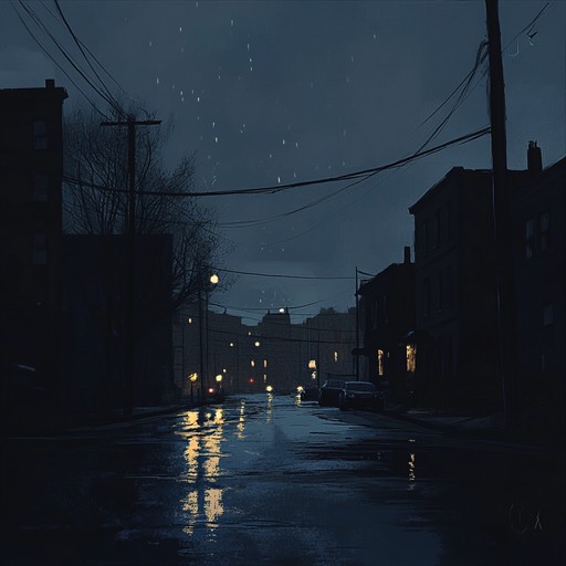 A gritty, electrifying guitar riff leads the atmospheric journey, unraveling a tale of late night, rain soaked streets. The tension builds with every note, capturing the essence of urban melancholy and conflict.