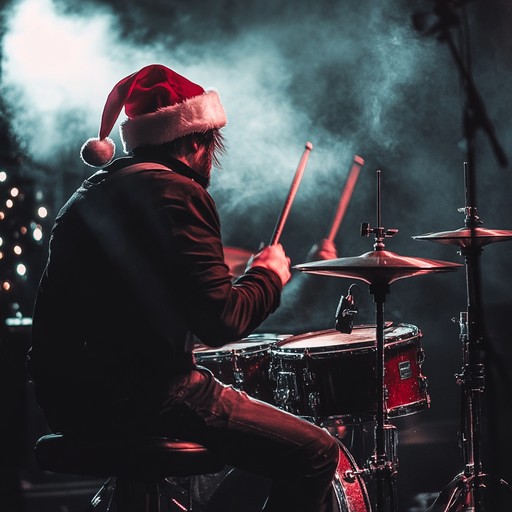 An invigorating instrumental piece combining hardcore punk's intensity with uplifting festive melodies, delivering an exciting and jubilant musical experience.