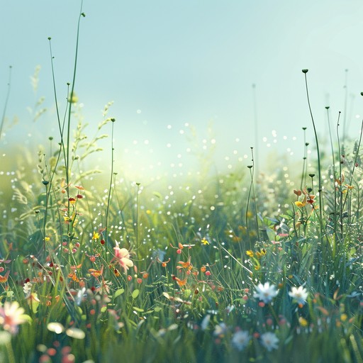 An invigorating and cheerful tune capturing a sunny morning stroll through an open meadow. The melody is light and playful, with a gentle yet upbeat tempo that evokes feelings of happiness and freedom. The primary instrument provides an airy, folk like sound that interweaves harmoniously with the background elements, creating a wholesome indie experience.