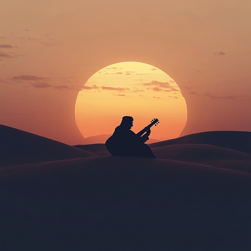 A captivating instrumental piece that weaves middle eastern melodies with passionate rhythms, evoking the allure of desert nights and the intensity of forbidden love beneath the stars.