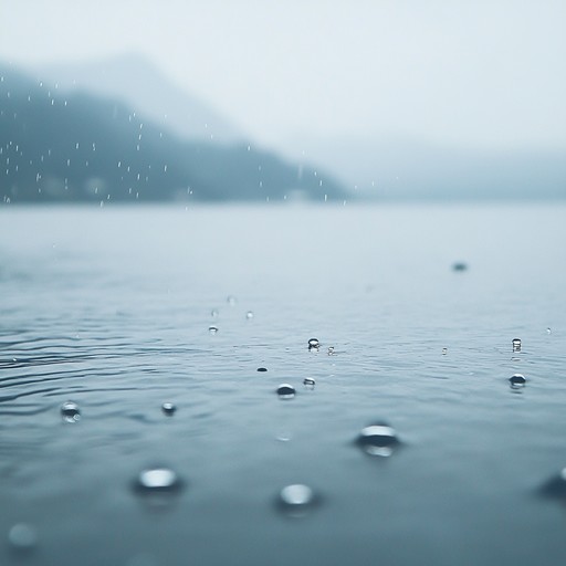 An instrumental piece featuring delicate piano melodies that mimic the sound of gentle raindrops, creating a tranquil and soothing atmosphere perfect for relaxation and introspection.