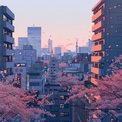 Dive into a whimsical soundscape where traditional japanese elements blend with glitchy electronic beats, taking you on a vibrant journey through digital cherry blossoms and neon dreams.