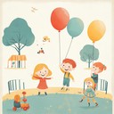 whimsical, sunny tune capturing children's park adventures memories