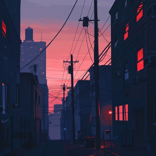 A lush sonic palette intertwines ethereal synths with groovy urban beats, creating a mesmerizing dreamscape that enchants the senses. Echoing, shimmering chord progressions flow seamlessly into syncopated rhythms, painting a picture of a whimsical urban twilight, where reality blends with dreamlike visions.