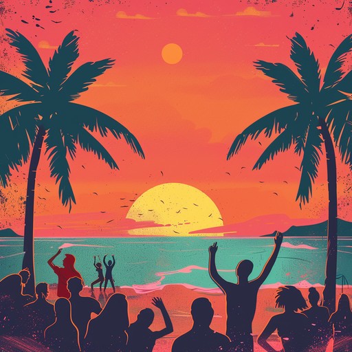 This track blends the lively, syncopated rhythms of exotic music with the energetic swing beats typical of the late 20th century, creating a vibrant, danceable fusion perfect for summer nights. The use of traditional exotic percussion adds authentic textures, inviting listeners on an auditory journey to festive streets drenched in celebratory sounds.