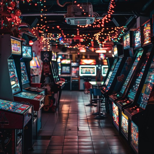 Step into a lively retro arcade, with cheerful and quirky vintage vibes brought to life by bright, bouncy melodic synths. The playful sounds capture the essence of 1980s game rooms, filled with flashing lights and joyful echoes of pinball machines. This instrumental evokes memories of carefree fun and vibrant nostalgia, making you feel like a kid again.