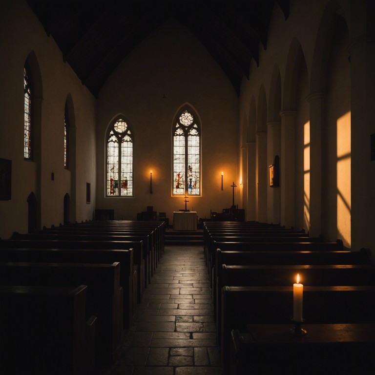 A daunting instrumental that delves deep into the juxtaposition of reverence and fear, incorporating powerful organ chords to invoke a sense of supernatural awe and divine mystery. This track seeks to explore the eerie side of gospel music, transcending traditional boundaries by infusing it with a foreboding undertone.