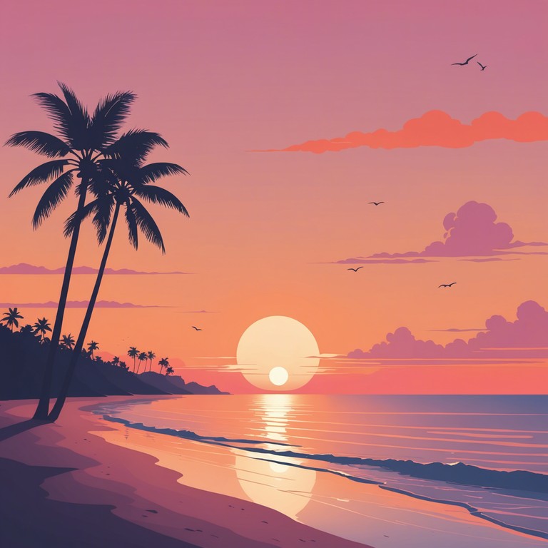 Imagine standing on a sandy beach as the sun sets, with gentle waves lapping at your feet and a soft breeze carrying the distinct, uplifting tones of island music. This track combines the relaxing sounds of a steelpan with ambient calypso rhythms to transport listeners to a tranquil, seaside escape.