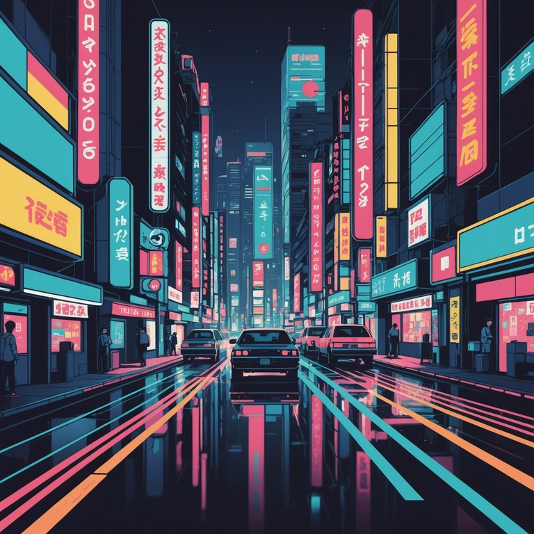 A more vibrant version, neon love reflections brings an even deeper dive into the romantic pulse of tokyo nightlife, enriched with a blend of urban sounds and sensual vibes.