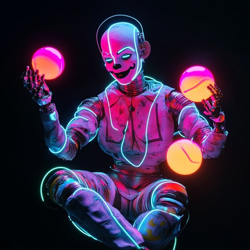 Experience the excitement of a whimsical circus, but with a futuristic twist. This track blends vintage circus melodies with bold electronic beats and funky basslines, creating an otherworldly carnival atmosphere. Imagine robots performing acrobatics and clowns making digital jokes, all set to a backdrop of quirky synths and playful rhythms.