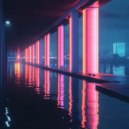 Enter a digital cityscape underwater, dark, and tranquil, where tension lurks within the calming synths of chillwave.