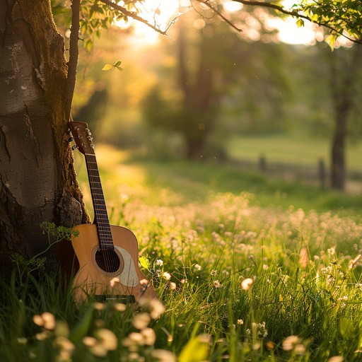 Imagine a tranquil summer evening where the setting sun casts a golden hue on everything around, evoking nostalgia and gentle reflections. This acoustic guitar ballad serves as a tender companion for those moments of introspection.