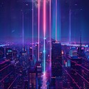 electric beats sparking captivating retro futuristic vibes