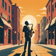 jazzy beats meet soulful vibes playfully.