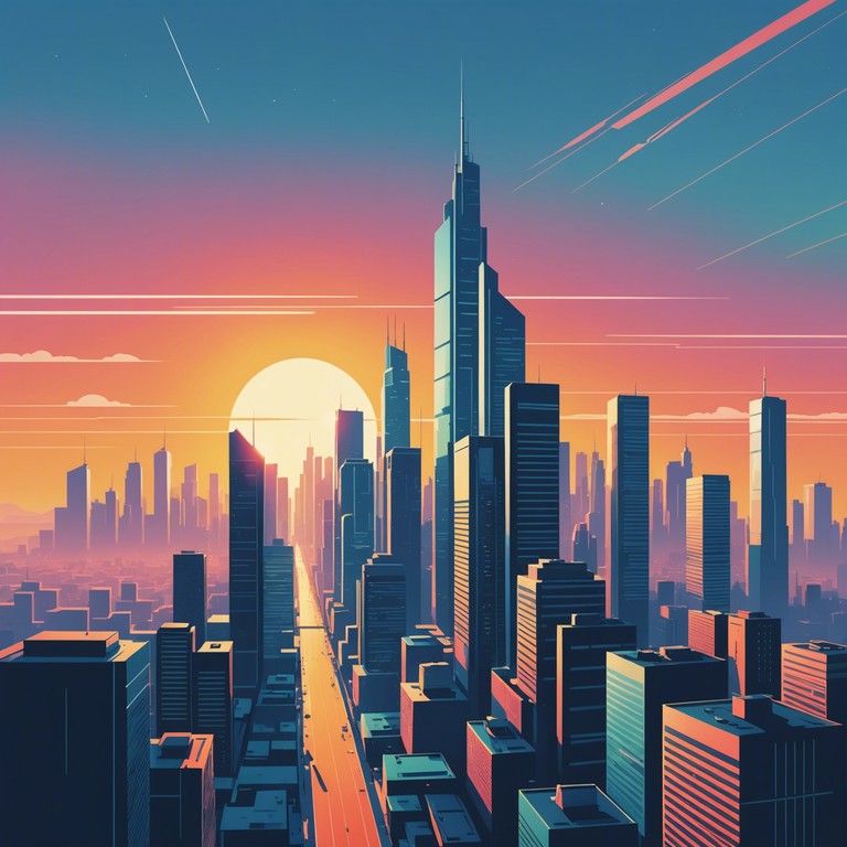 This track is designed to uplift and energize, featuring resonant synths and pulsating beats that together cultivate a sense of progress and future possibilities. It aims to motivate with its sonic landscape that bridges modern sensibilities with a touch of sci fi wonder.