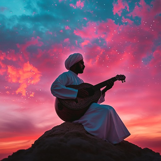 This piece draws heavily from middle eastern folk traditions, utilizing the oud to craft a dynamic and powerful aural tapestry. The rhythms and melodies evoke the vast expanse of the desert, the sun's relentless power, and the enduring spirit of its inhabitants. A mix of reverence and determination permeates the composition.